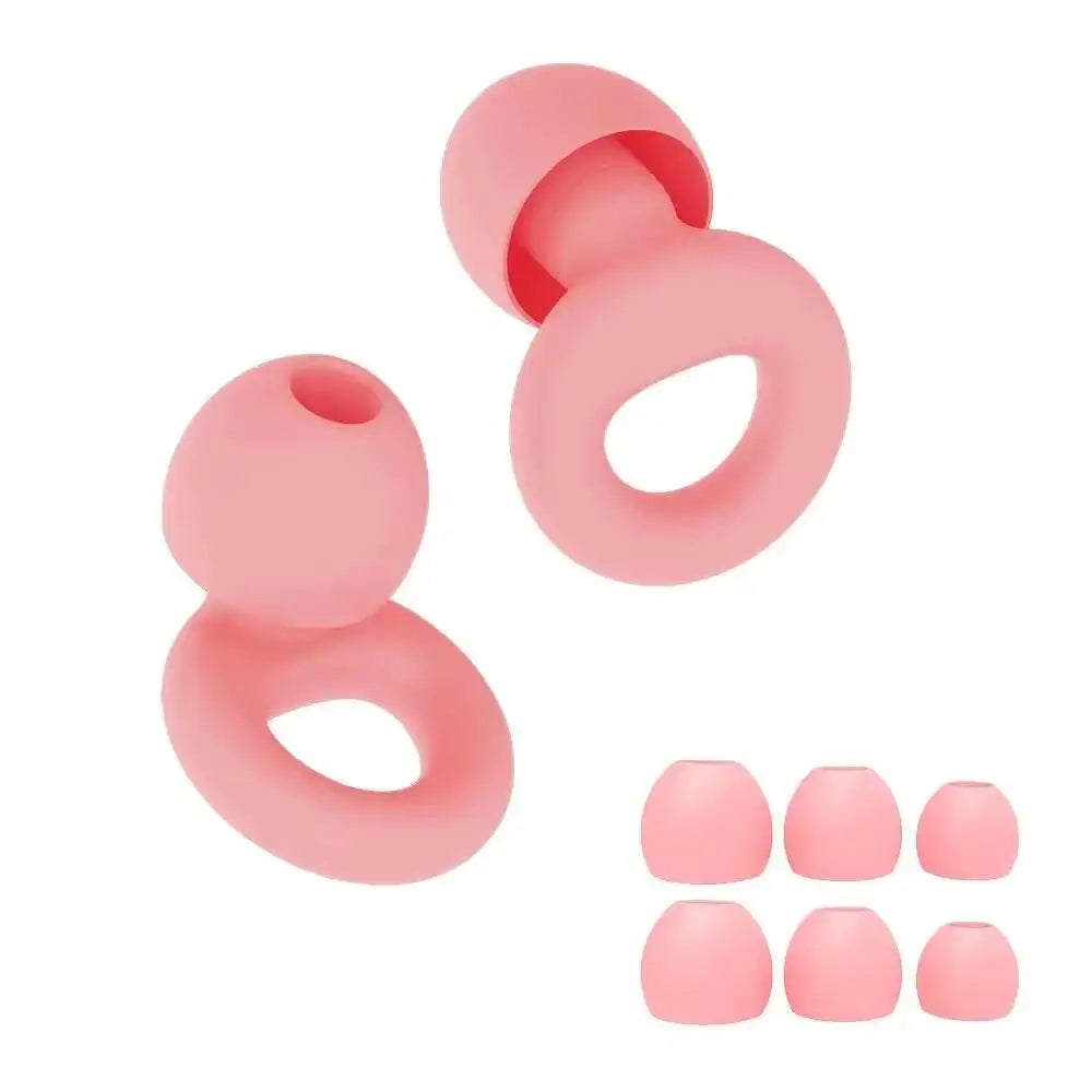 Silicone Ear Plugs Sleeping Swimming Noise Cancelling Hearing Protection Reusable Earplugs for Sleep Focus Concerts Work Study