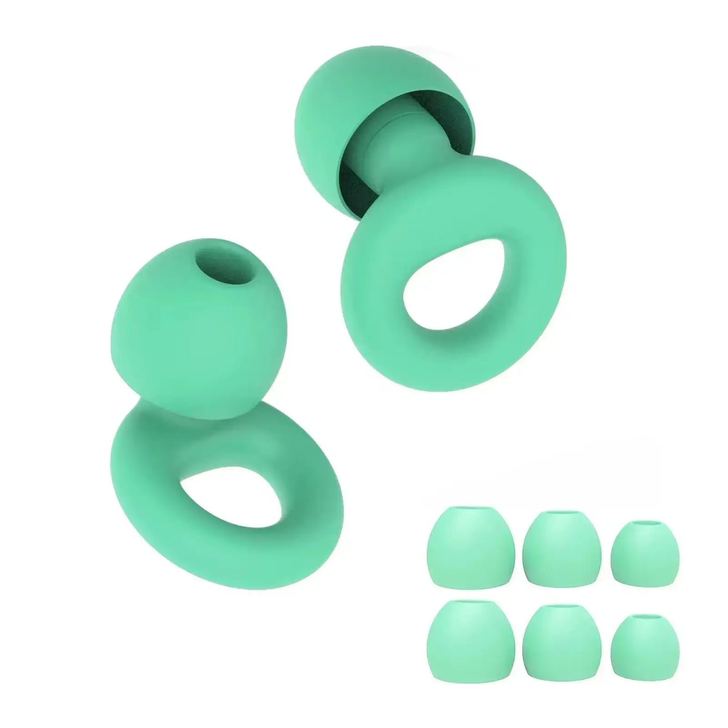 Silicone Ear Plugs Sleeping Swimming Noise Cancelling Hearing Protection Reusable Earplugs for Sleep Focus Concerts Work Study