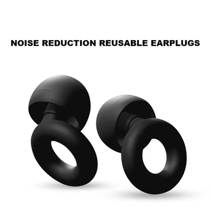Silicone Ear Plugs Sleeping Swimming Noise Cancelling Hearing Protection Reusable Earplugs for Sleep Focus Concerts Work Study
