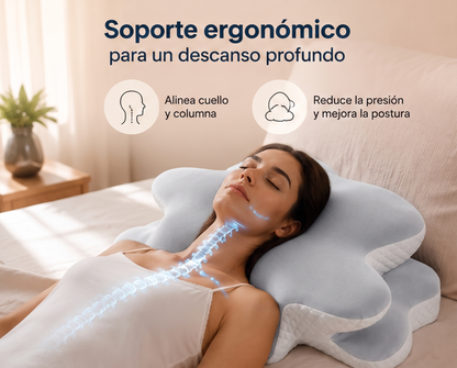 Almohada Memory Foam Doble altura Ortopedica